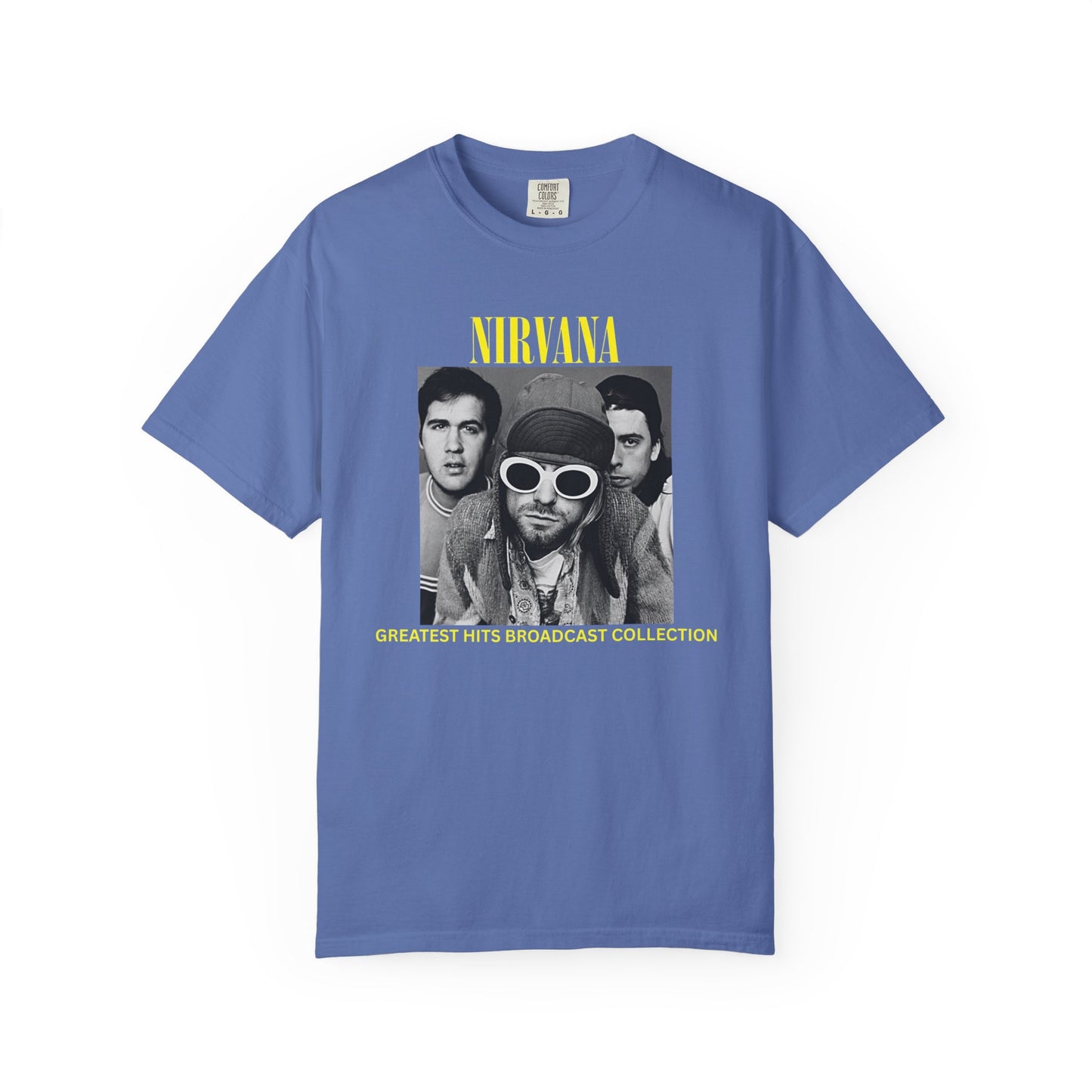 Nirvana Band Tee, Casual Everyday Wear, Fun Summer Top