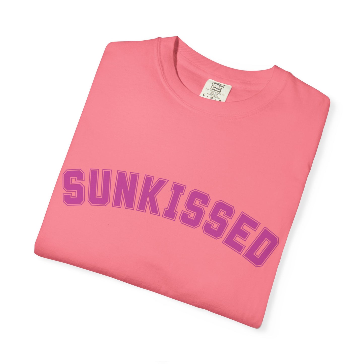 Sun-kissed pink Tee, Casual Everyday Wear, Fun Summer Top