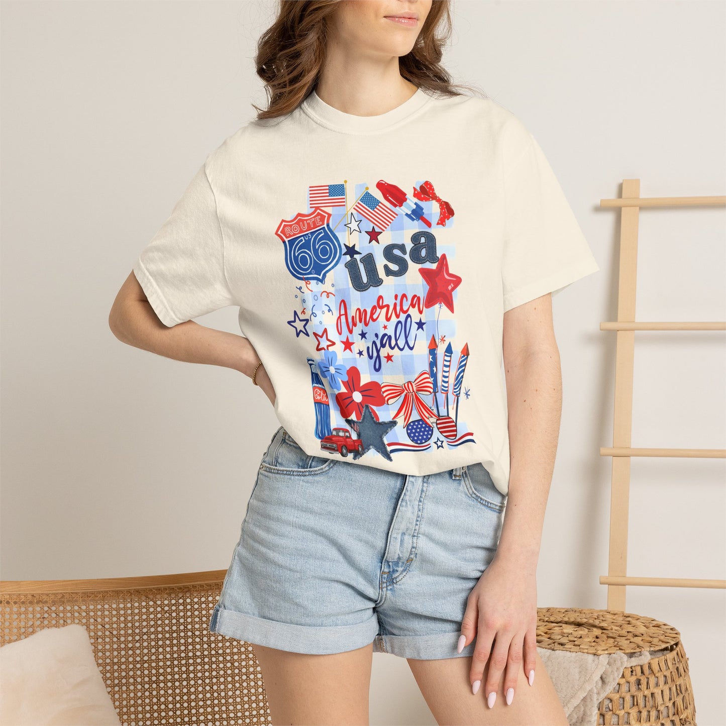 USA collage T-Shirt Fourth of July
