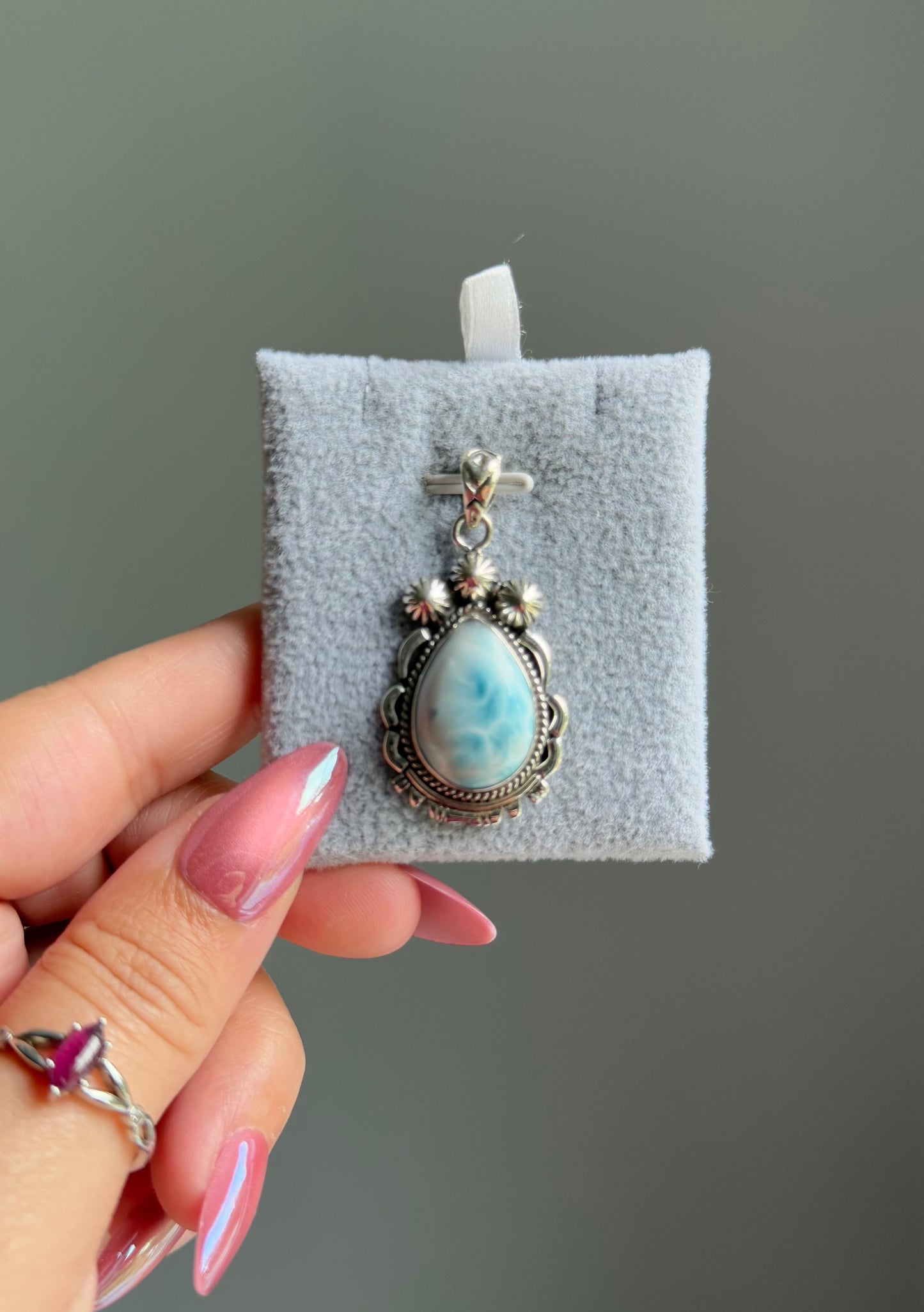 Larimar Pendant