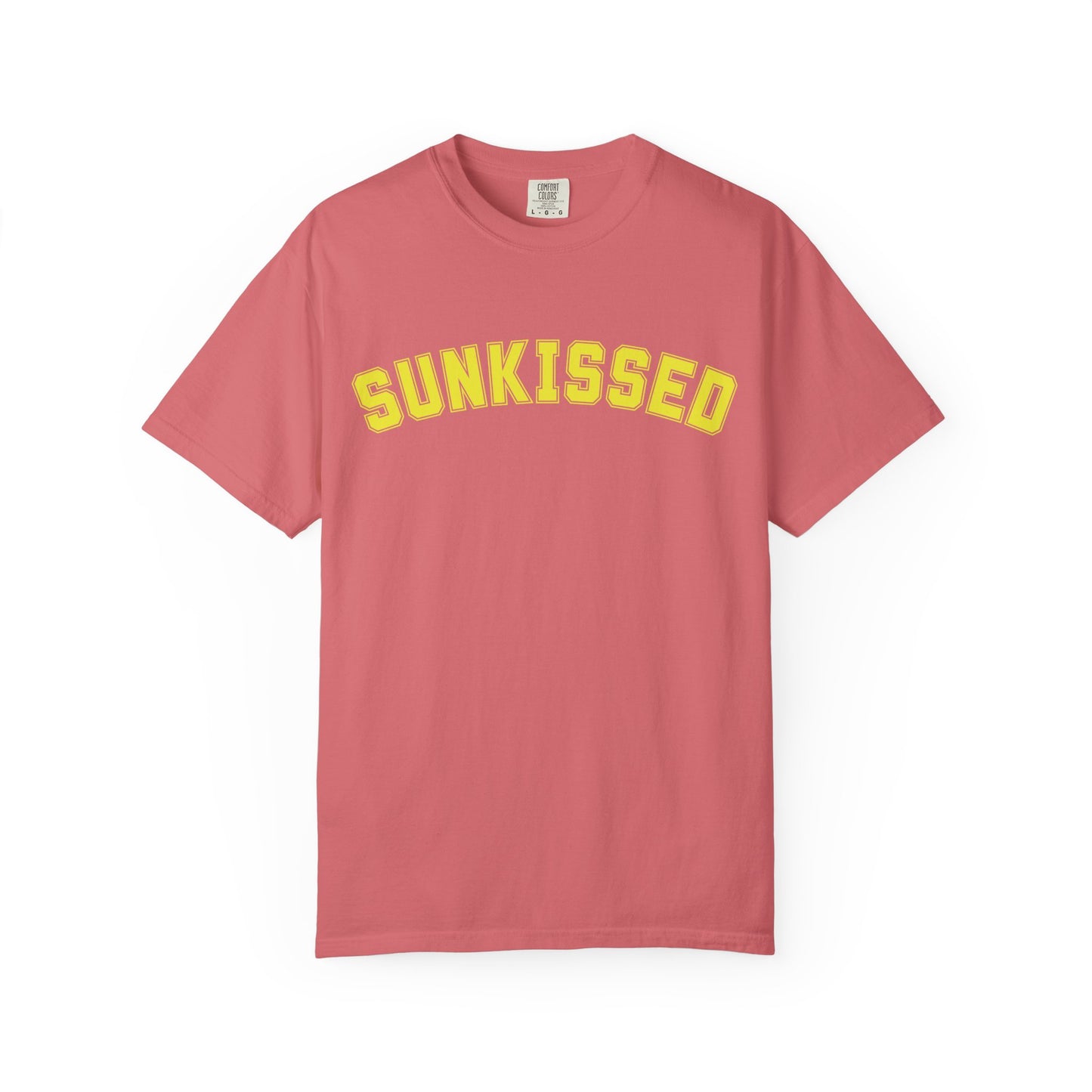 Sun-kissed Yellow Tee, Casual Everyday Wear, Fun Summer Top