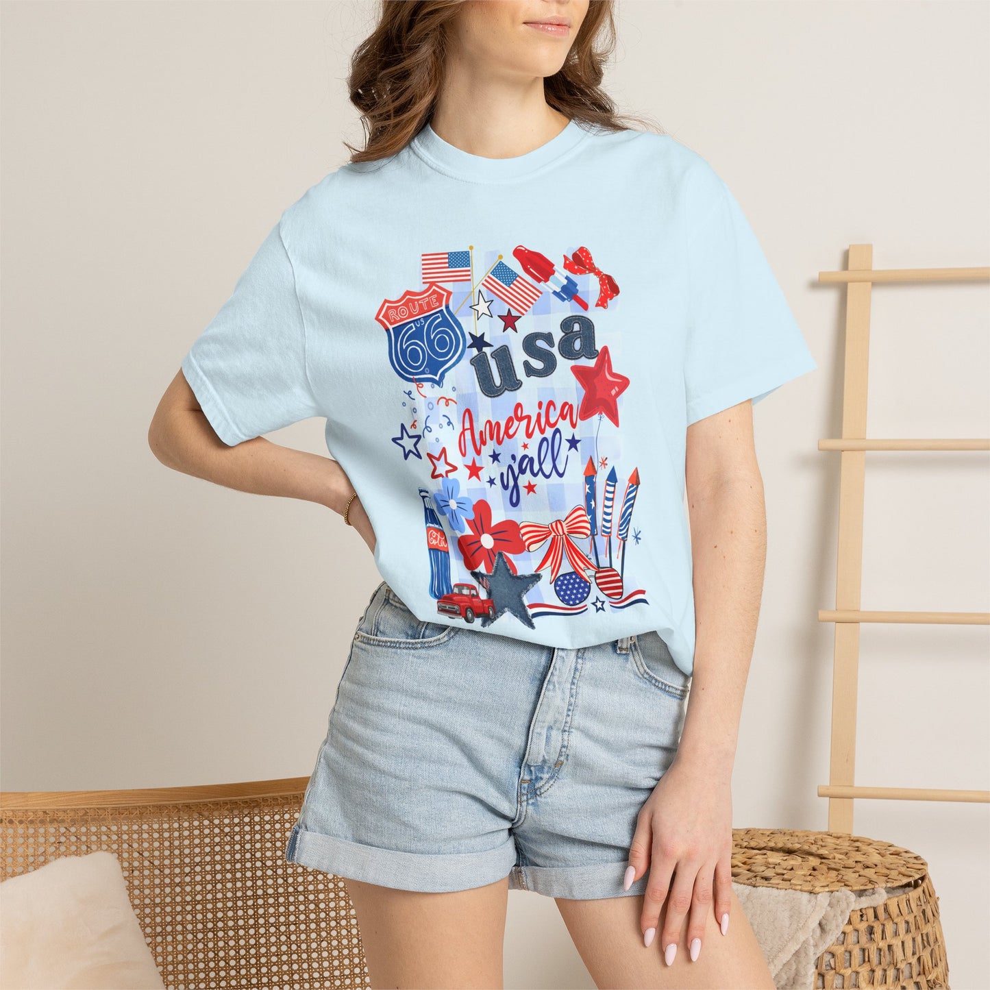 USA collage T-Shirt Fourth of July