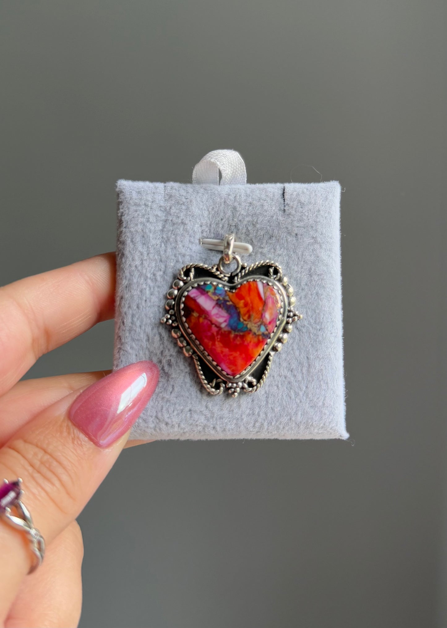 Pink Dahlia Pendant